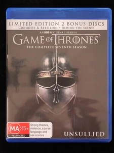 Game of Thrones The Complete Seventh Series 2 Bonus Disc edition Blu-Ray - Picture 1 of 7