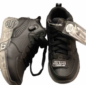Skechers Remix I Light Up - nero - taglia 12 per bambino! NUOVO in scatola! - Foto 1 di 8