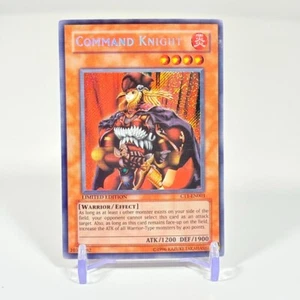 YUGIOH Secret Rare Command Knight CT1-EN003 Lightly Played - Picture 1 of 3