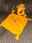 Mothercare Yellow Lion Taggy Comfort Blanket Snuggle Toy Comforter And Rattle