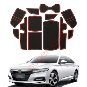 Interior Rubber Anti-Slip Door Groove Mats Gate Pad For Honda Accord 2018 - Bild 1 von 13