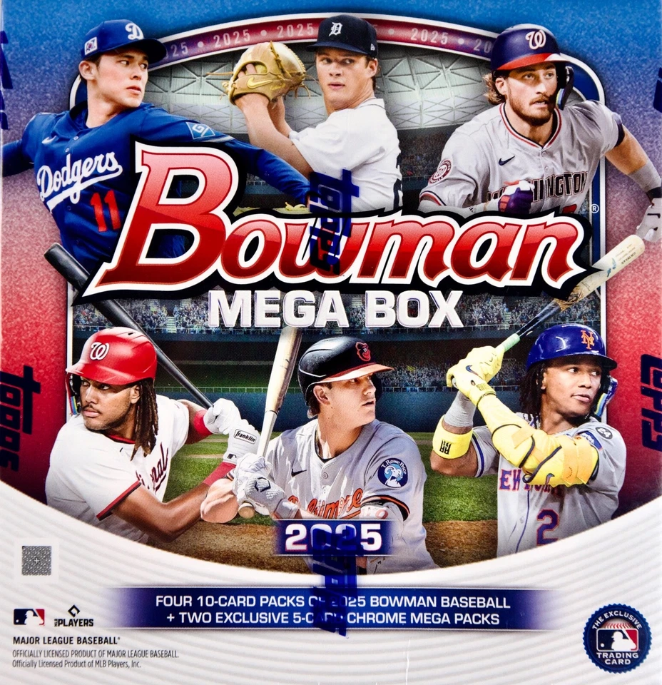 7x Topps 2025 Bowman Baseball MLB Mega Boxes Factory