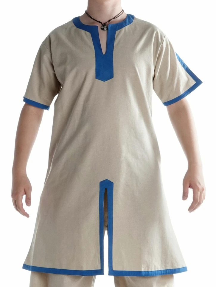 Wikinger Tunika Thor aus Baumwolle | HEMAD Gewandung LARP Mittelalter Obergewand - Bild 1 von 1