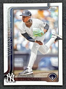 ⭐🦄 2025 Topps Series 1 Marcus Stroman #268 New York Yankees Pitcher MLB 🆓📦 - Picture 1 of 2