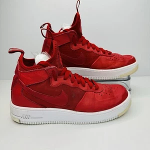 Nike Air Force 1 Ultraforce Mid Shoes Mens Size 7 Gym Red Sneakers 864014-600 - Picture 1 of 9