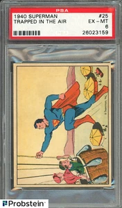 1940 Superman #25 Trapped In The Car PSA 6 EX-MT - Picture 1 of 2