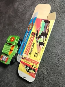 1971 Matchbox Lesney Vintage Superfast No 13 BAJA BUGGY Volkswagen with Box Rip - Picture 1 of 13