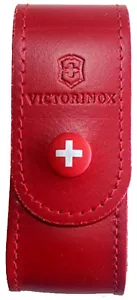 Victorinox - Case Leather Red For Swiss Army Knife 91mm 6 A 14 Piece - 4.0520.1 - Picture 1 of 4