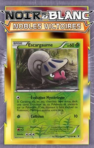 Escargaume Reverse - NB03:Nobles Victoires - 11/101 - Carte Pokémon Française - Imagen 1 de 1