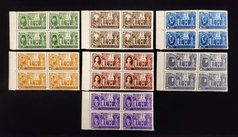 Egypt Scott #258-264 Set Blocks of 4 Mint Never Hinged Cover
