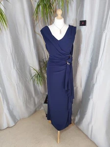 Gorgeous Phase Eight Ball Gown Size 12 Blue Classic Wedding Ascot Cruise Prom - Picture 1 of 5