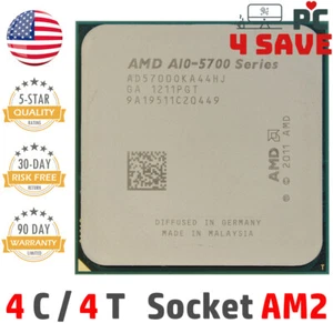 AMD A10-5700 3.40GHz4-Core Socket FM2 Desktop CPU Processor AD5700OKA44HJ 65W - Picture 1 of 1
