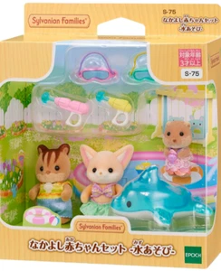 Calico Critters Nursery school Baby Dolphin boat S-75 EPOCH Sylvanian Families - Picture 1 of 5