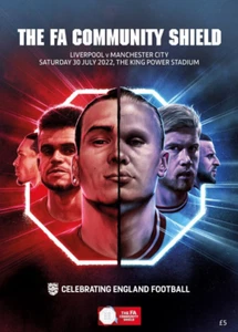 FA Community Shield Final Programme MANCHESTER CITY v LIVERPOOL 2022 - Picture 1 of 1