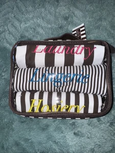 Neu mit Etikett Vintage Henri Bendel Reise-Wäscheset mit Koffer - Dessous, Wäsche, Strumpfwaren - Bild 1 von 9