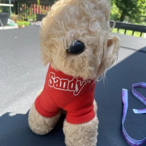 VINTAGE Knickerbocker Little Orphan Annie SANDY Dog Plush Stuffed 1982 - Picture 1 of 10