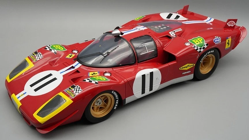 Ferrari 512S Le Mans 1970 Posey-Bucknum with display ca 1 12 TECNOMODEL TMD1202E