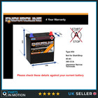 Car Battery 054 Enduroline 054 360A 40Ah 4Yr Warranty 196x127x223