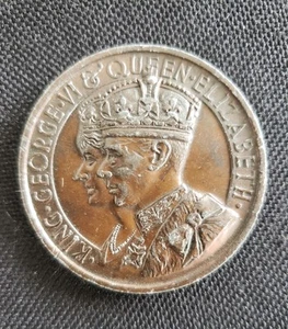 King George V1 Coronation Commemorative Medal 1937 - Picture 1 of 2