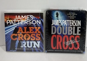 James Patterson Double Cross & Alex Cross Run CD Bundle Brand New Sealed - Picture 1 of 7