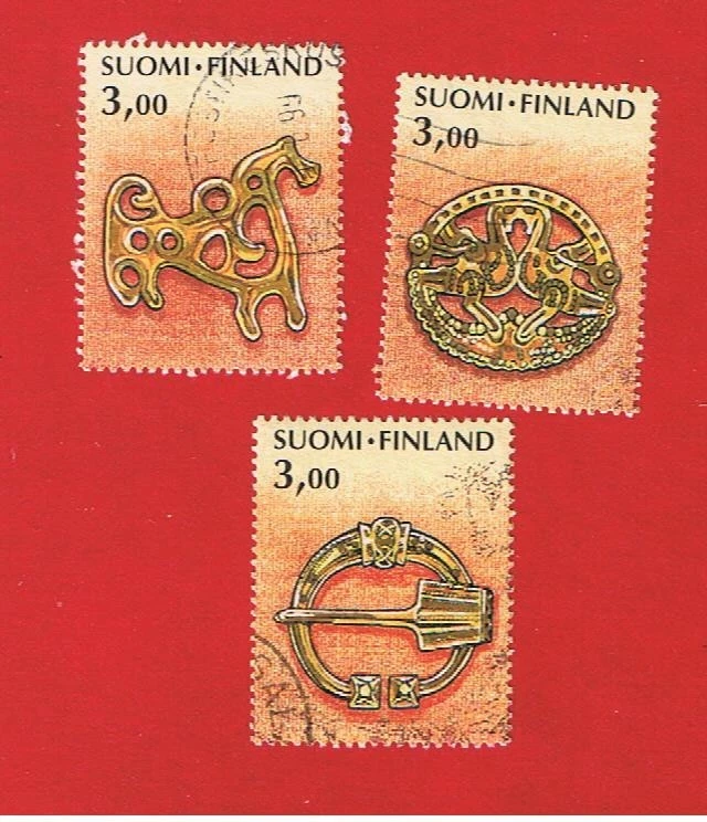 Finland  #1108a-c   VF used   Kalevala   Free S/H - Image 1 of 1
