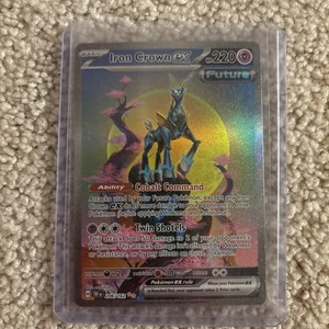 Iron Crown ex 206/162 Temporal Forces Special Illustration Rare Pokemon - Picture 1 of 2