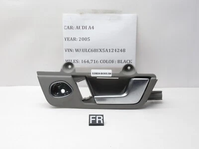 Manija de puerta interior delantera derecha Audi A4 2004-2005 8E1837020 OEM Foto 1 de 4