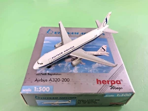 Herpa Wings 1:500 501729 Vietnam Airlines Airbus A320-200 S7-ASC - Diecast Model - Picture 1 of 1
