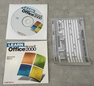 Learn Microsoft Office 2000 (Windows 98/95 CD-ROM) Sleeve NEW - Picture 1 of 6