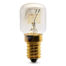 2 x 25w PHILIPS Branded Oven Lamps / Cooker Light Bulbs 240v SES E14 300 Degree