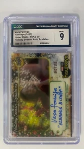 2023 UD Marvel Hawkeye Vera Farmiga Eleanor Bishop Holiday Signatures Auto（Ting） - Picture 1 of 2