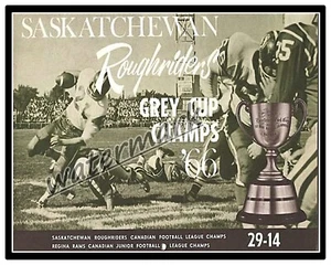 CFL 1966 Saskatchewan Roughriders Grey Cup & Regina Rams Champs 8 X 10 Photo  - Picture 1 of 1