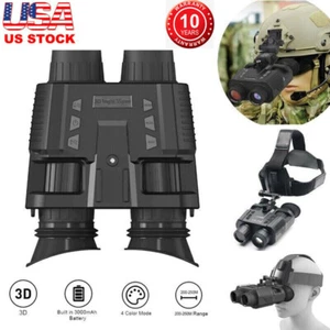 NV8000 3D Night Vision Binoculars Infrared Digital Head Mount Goggles Hunting US - Picture 1 of 14