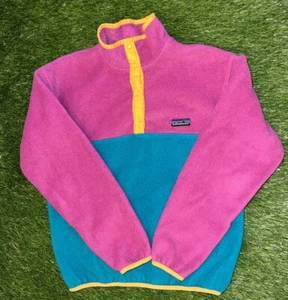 1980s Patagonia Snap T-neck (Scinchilla T-neck) Multicolor Size 10 #Vintage #80s - Picture 1 of 16