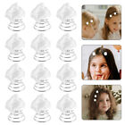  12 Pcs Spiral Hairpin for Women Aesthetic Clips Cute Barrettes