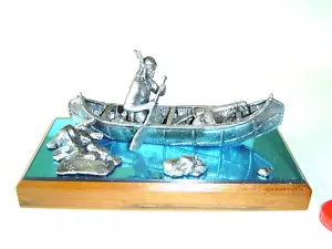 RICKER PEWTER GOING DOWNSTREAM Ltd Ed #601 Museum Collection MINT in BOX & COA - Bild 1 von 10