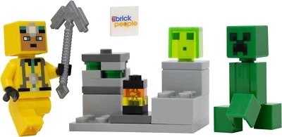 LEGO Minecraft: Cave Explorer, Creeper and Slime Combo Pack - 6+ - Image 1 of 4
