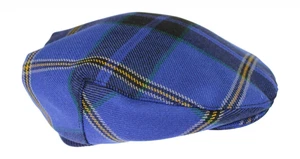 100% Regimental Heavy Weight Tartan Winter Wool Flat Cap - Law Enforcement - Picture 1 of 1