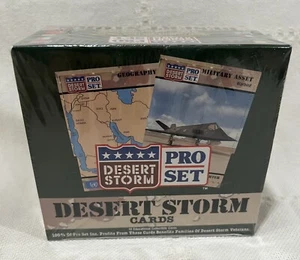 Pro Set 1991 Desert Storm Military Trading Cards - New Unopened Sealed Vintage - Picture 1 of 7
