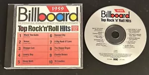 Billboard Top Rock N Roll Hits 1959 CD Bobby Darin Frankie Avalon Elvis Presley - Picture 1 of 10