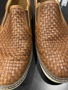 Johnston Murphy J&M Slipper - Braun Gewebte Sneaker - Lammfell Herren 10M Gewebt - Bild 1 von 14
