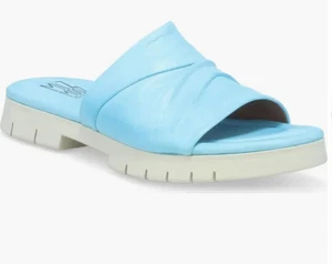 NIB! Miz Mooz Leather Slide Sandals "Claribel" Air Size EU 41 US 9.5-10 $130 - Picture 1 of 8