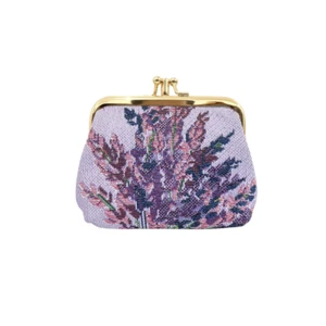 Cierre Cambio Cartera Monedero Porta Dinero Floral Lavanda de Signare - Imagen 1 de 6