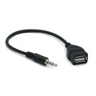 Portable- Cable Plug Male to USB 2.0 Female OTG Adapter Converter Cable 8-inch
