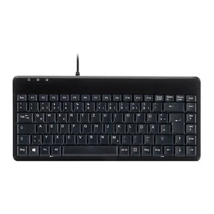 Perixx PERIBOARD-409 U, DE, Mini USB-Tastatur, schwarz - Bild 1 von 2