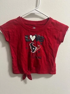 NFL Houston Texans Girls I24 Month shirt Red / Blue New # - Picture 1 of 1