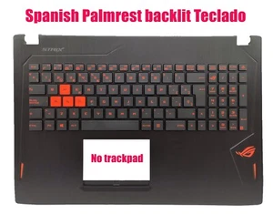 Reposamuñecas Teclado Español para Asus GL502V/GL502VT/GL502VS/GL502VM/GL502VY - Imagen 1 de 2