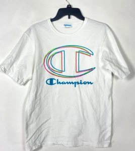 Camiseta vintage Champion para mujer cuello redondo manga corta blanca talla M. - Imagen 1 de 14