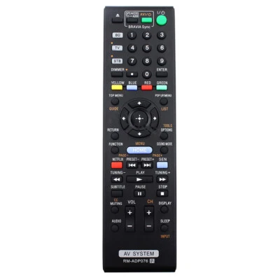 New RM-ADP076 For Sony RM-ADP072 BDVN890W Media DVD AV System Remote Control - Image 1 of 2