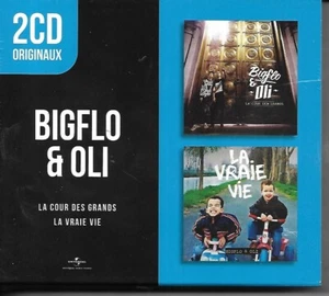 COFFRET 2CD 33 TITRES BIGFLO & OLI LA COUR DES GRANDS + LA VRAIE VIE NEUF SCELLE - Picture 1 of 2